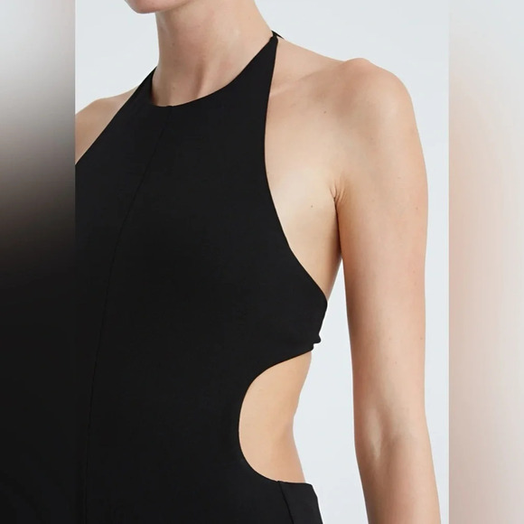 Halston ALEXIS JERSEY CUT OUT JUMPSUIT - Picture 6 of 10